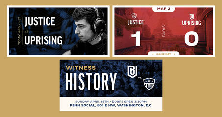 Washington Justice proposed social graphics